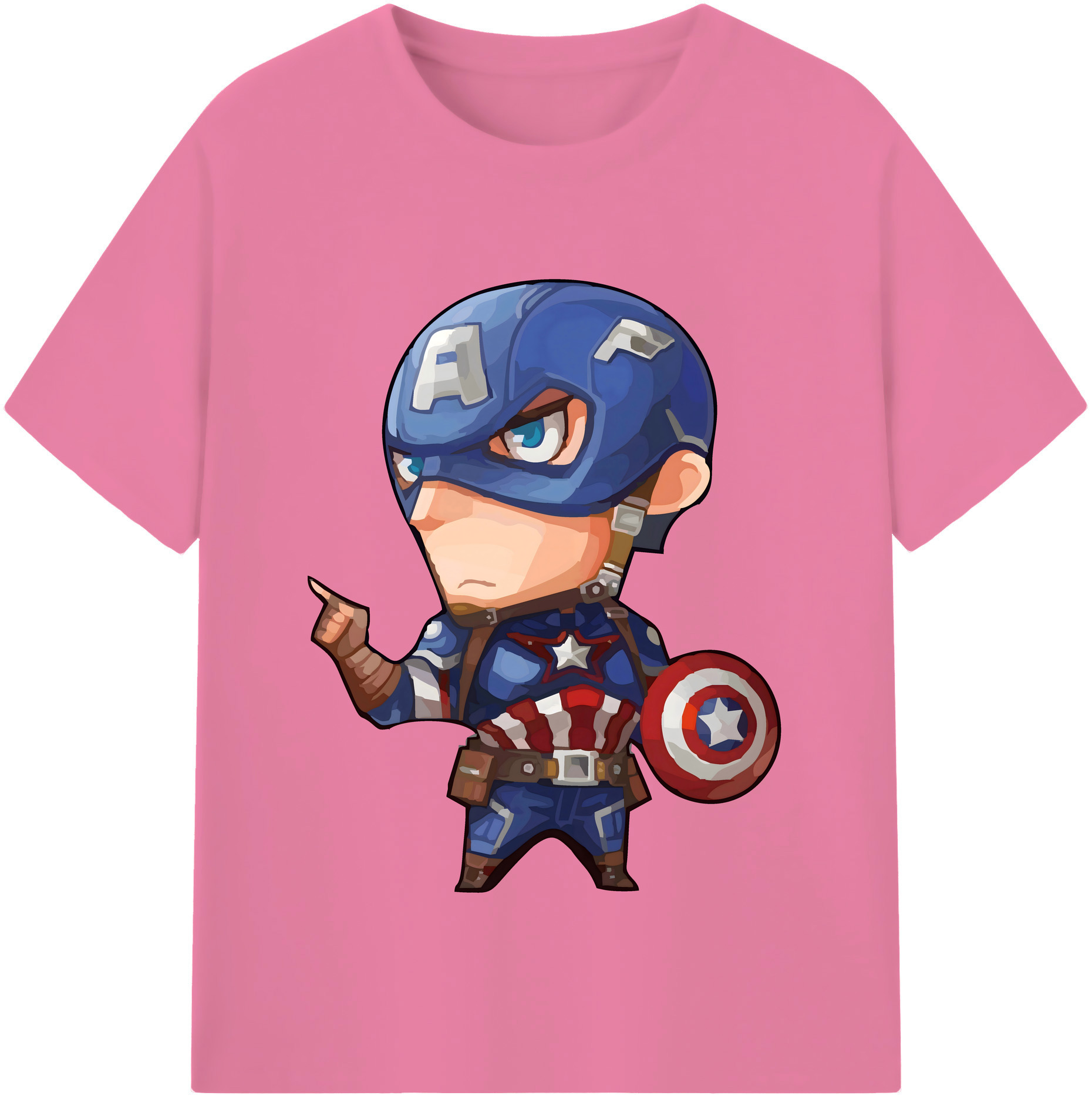 （画像用） アベンジャーズ The Avengers 綿100％半袖Tシャツ（フロントプリント）